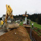 Neue Leitungen in Eichenberg verlegt