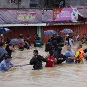 Überflutungen in Manila