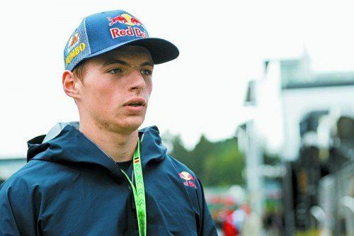Max Verstappen gibt in Suzuka seine Formel-1-Premiere. gepa