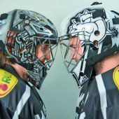 Bunte Maskeraden als Goalie-Glücksbringer