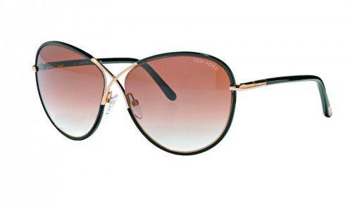 Mondän: Designer Tom Ford setzt auf goldige Details. Gesehen bei Bitsche Optik Bludenz, Preis a. A.