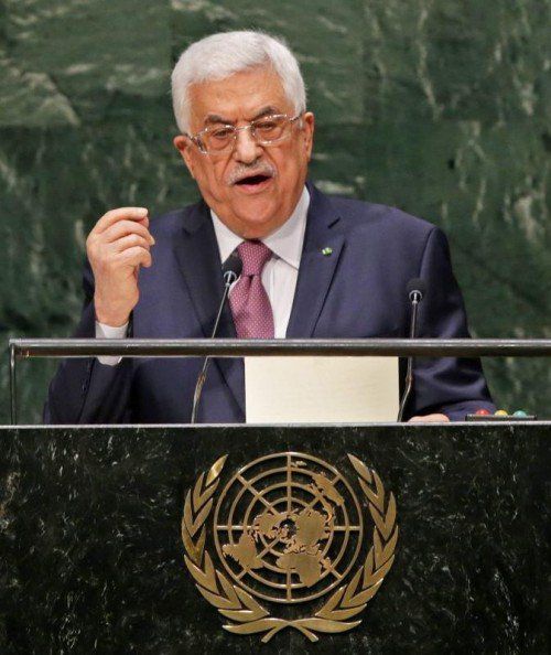 Palästinenser-Präsident Abbas sprach vor der UNO. Foto: EPA