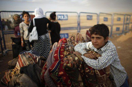 Wissen nicht wohin: Viele Flüchtlinge haben alles verloren und stehen vor dem Nichts. FOTO: RTS