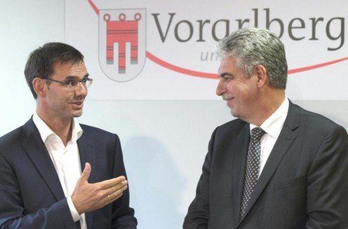 Die Positionen zwischen Bund (Finanzminister Schelling, r.), Länder und Gemeinden klaffen laut Wallner (l.) auseinander.