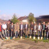 Spatenstich für das neue Haus Koblach
