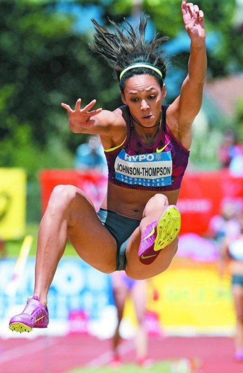Das Maß der Dinge: Katarina Johnson-Thompson. Foto: gepa