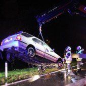Von der Straße abgekommen