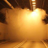 Sprühnebelanlage im Bregenzer Citytunnel