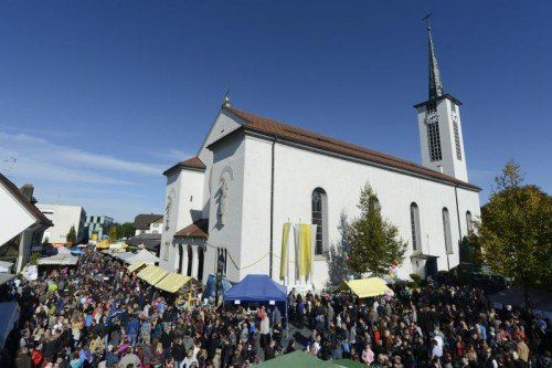 Die Lustenauer Kilbi wird auch diesen Sonntag sehr viele Besucher in die größte Marktgemeinde Österreichs 
locken. foto: vn-stiplovsek