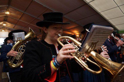 Die Musikerinnen spielen in den Blasmusikkapellen längst eine bedeutende Rolle: Foto: Ludwig Berchtold