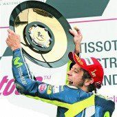 Rossi siegte beim Jubiläum