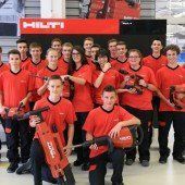 Lehrbeginn bei Hilti in Thüringen