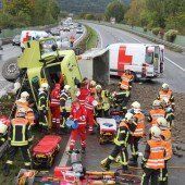 Stundenlange Sperre der A 14