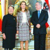 Spanische Königin auf Soloreise in Wien