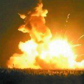 Rakete explodiert