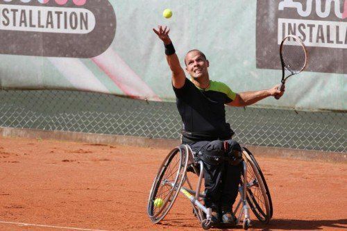 Im Doppel die Nummer 55 der Welt: Thomas Flax. Foto: schmid