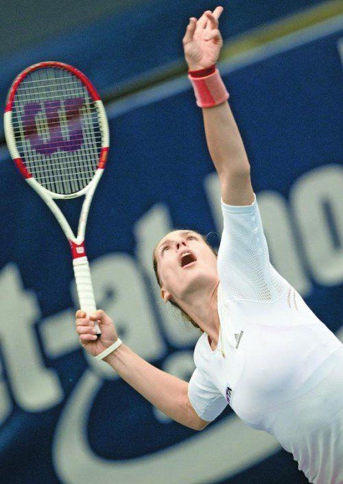 In Linz glatt verloren: Andrea Petkovic. Foto: apa