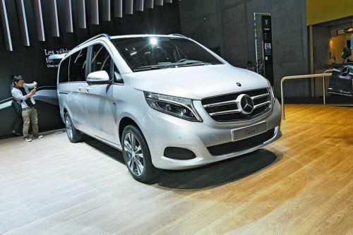 In Paris hat Mercedes die neue V-Klasse mit Allradantrieb 4Matic präsentiert. Foto: werk