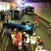 Horrorszenario im Tunnel