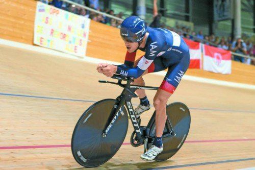 Matthias Brändle trug sich mit 51,852 Kilometern in einer Stunde in die Rekordbücher ein. Foto: gepa