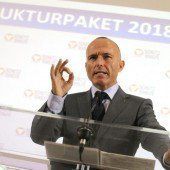 Klug will Sparkonzept unbedingt durchsetzen