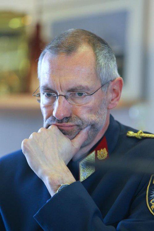 Rainer Fitz (Polizei): „Kritik unverständlich.“  Foto: VN/HB