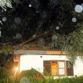 Viele ruhelose Feuerwehren in einer sehr stürmischen Nacht