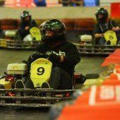 Gokart-Vergnügen für guten Zweck