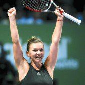 Halep fegte Serena Williams vom Platz
