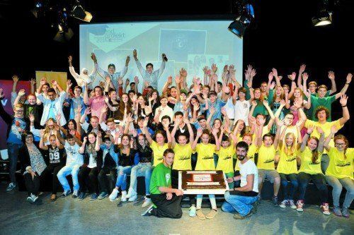 20 Jahre Jugendprojektwettbewerb Vorarlberg und 10 Jahre interregionaler Jugendwettbewerb, gemeinsam mit Lichtenstein und St. Gallen, wird dieses Jahr gefeiert. Foto: VLK/W. Micheli