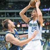 Die Mavericks retteten Sieg über die Zeit