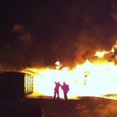 Flammen wüteten in Klagenfurter Recycling-Anlage
