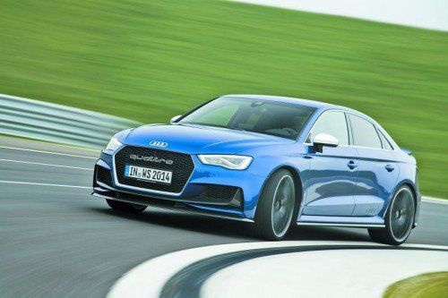 Audi A3 clubsport quattro concept: 525-PS-Boliden auf der Versuchsstrecke Neuburg. Fotos: werk