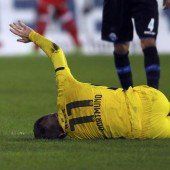 Reus-Ausfall bitter für Dortmund