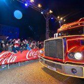 Der Coca-Cola-Weihnachtstruck kommt