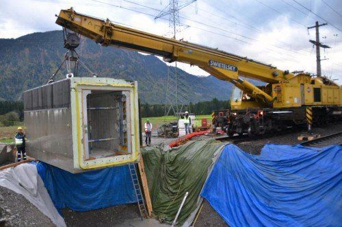 Der Bahnhof Ludesch wird derzeit um 15 Millionen Euro erweitert.