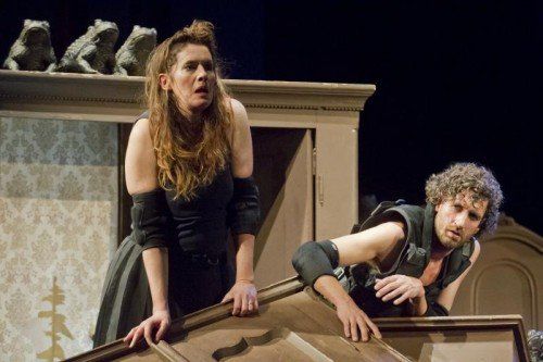 „Der Weibsteufel“ von Karl Schönherr hatte gestern Abend am Vorarlberger Landestheater in Bregenz Premiere. Foto: VN/Paulitsch