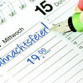 Weihnachtsfeiern in den Firmen sehr beliebt