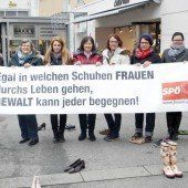 Protest gegen die Gewalt an Frauen