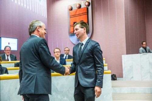 Ebenso Sitzungsthema: Angelobung neuer Abgeordneter.  MK