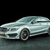 Weltpremiere: Probesitzen im CLA Shooting Brake