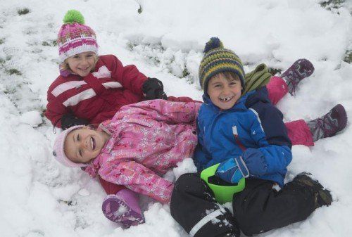 Feature Wetter Schee Winter Wintereinbruch Kindergarten St. Gerold die "BÄRENBANDE"