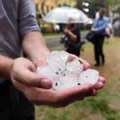 Hagelsturm verwüstet Teile von Brisbane