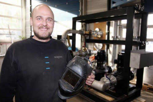 Johannes Skazedonig von der Nüziger Firma Wagner ist ein Musterbeispiel für eine Karriere mit Lehre.  Foto: Meznar