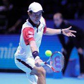 Nishikori gewinnt Auftakt gegen Murray