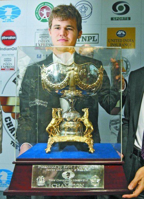 Magnus Carlsen ist die Nummer eins im Denksport. Foto: ap