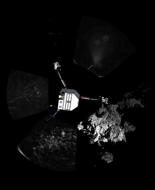 Philae hatte sich am 15. November 2014 abgeschaltet.  Foto: Reuters