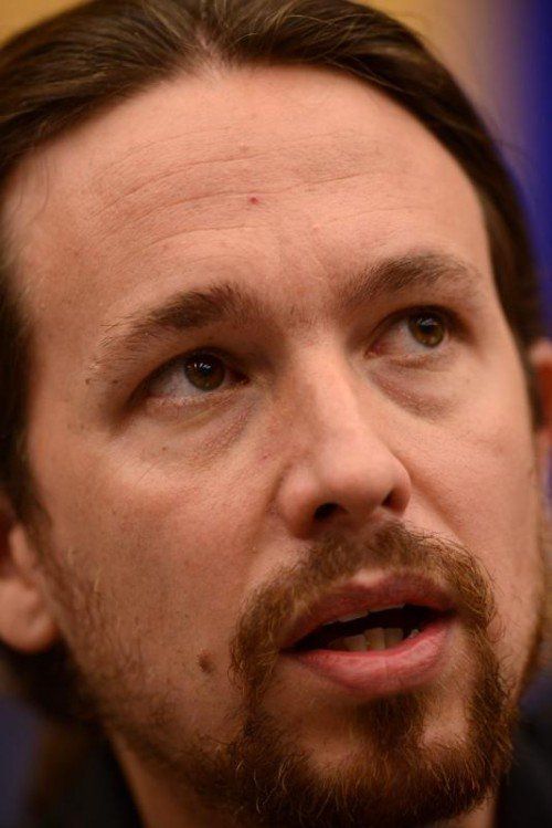 Podemos-Parteichef Pablo Iglesias will in die Regierung. FOTO: EPA