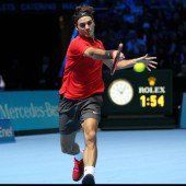 Leichte Unterhaltung mit Federer