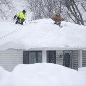 USA: Buffalo steuert auf einen Schneerekord zu